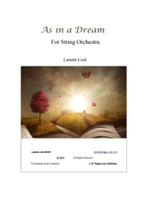 As In A Dream for String Orchestra Orchestra sheet music cover